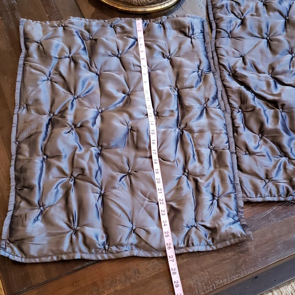 Donating!!! 2 Purple Silk Z Gallerie Pillow Shams